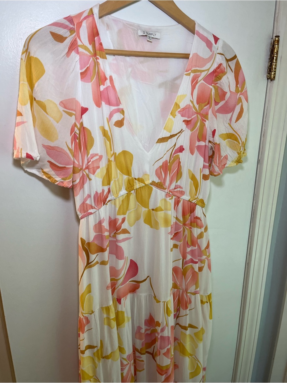 Z Supply Kat Golden Hour Floral Maxi Dress size M - Picture 4 of 8